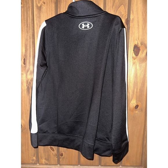 Under Armour Boys Black Zip Up Jacket Size Youth Small - Picture 3 of 3